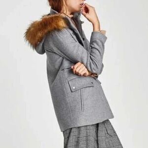 Zara Outerwear Gray